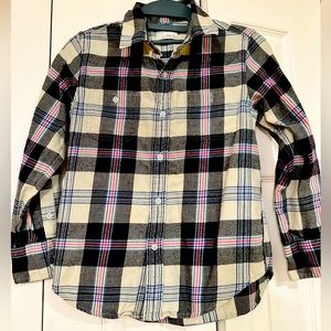 JCrew Crewcuts Boys’ Long Sleeve Button Up Flannel. Size 8
